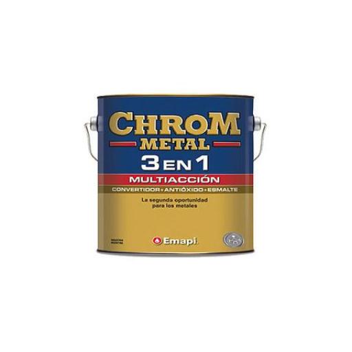 EMAPI CHROM METAL 3 EN 1 BERMELLON BRILLANTE 1/2 LTS.