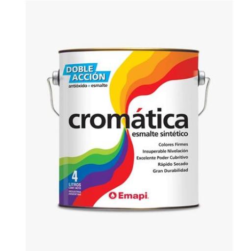 EMAPI CROMATICA ESMALTE SINTETICO NARANJA BRILLANTE 1LTS.