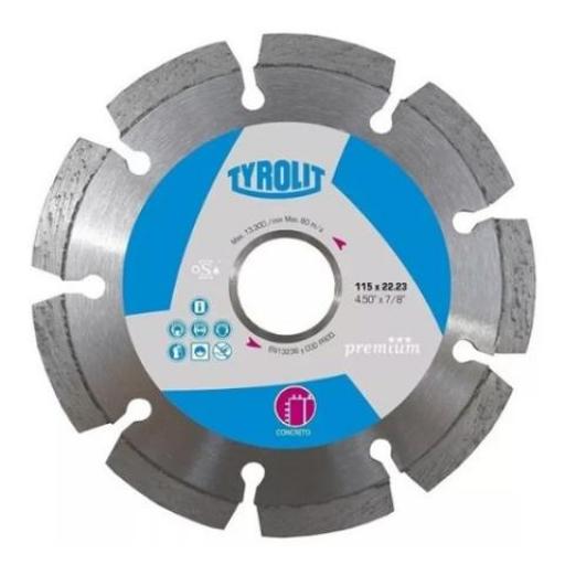 TYROLIT DISCO DIAMANTADO PREMIUM 178X22.23 LASER ABRASIVO