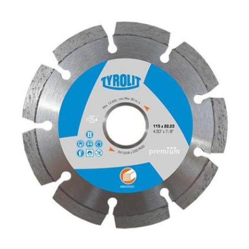 TYROLIT DISCO DIAMANTADO PREMIUM ABRASIVOS 4.5