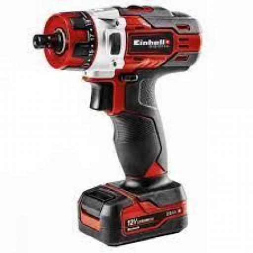 EINHELL TALADRO ATORNILLADOR TE-CD 12/1 XLI 12V