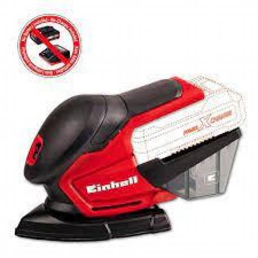 EINHELL LIJADORA ORBITAL LIJA 104CM2 TE-OS 18 LI SOLO