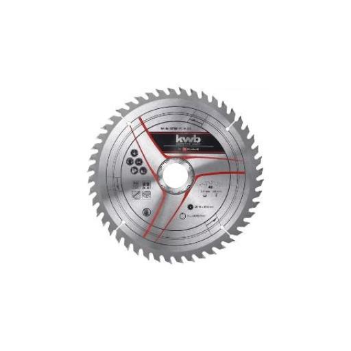 KWB SIERRA P/ MADERA 250X30X3.2 48 DIENTES