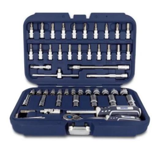 BREMEN 6728 JUEGO BOCALLAVES PTAS Y ACCESORIOS 53PZ