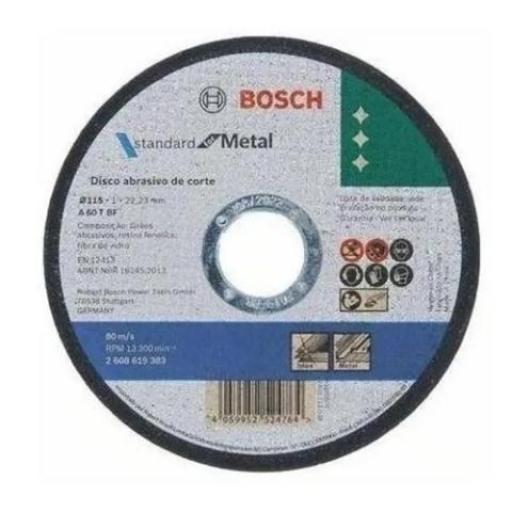 BOSCH DISCOS DE CORTE 115X1.0X22