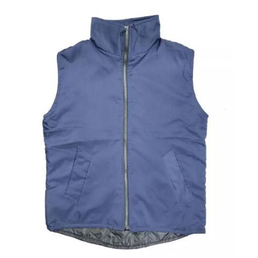 CHALECO TERMICO TRUCKER AZUL TALLE L