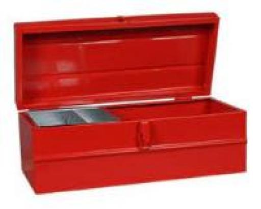 LARA CAJA METAL ROJA 415X180X215 N5