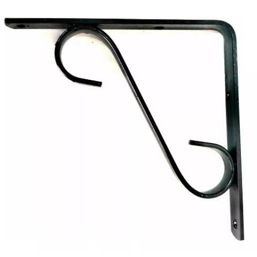 CORVEX MENSULA HIERRO FORJADO 25CM. NEGRO