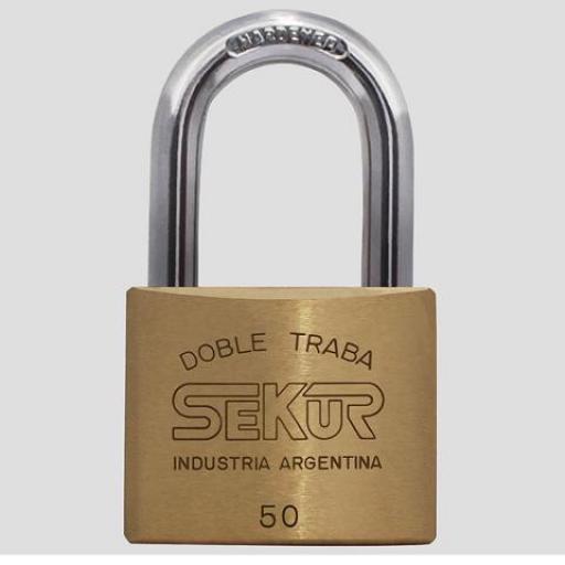SEKUR CANDADO 50MM IGUAL COMBINACION