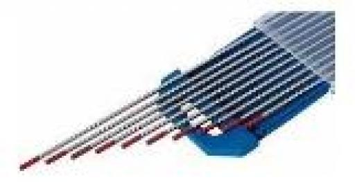 DOGO ELECTRODO DE TUNGSTENO 2% THORIO 1.6 X 150 MM PTA ROJA DOG25211