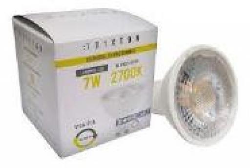 TRYXTON LAMPARA DICROICA LED 6/7W LUZ CALIDA