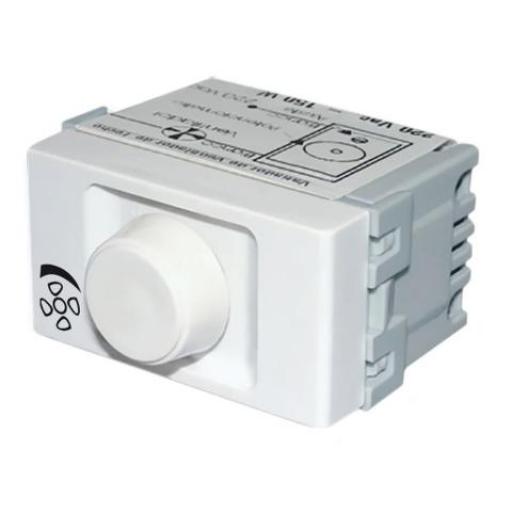 JELUZ VERONA MODULO VARIADOR DE VENTILADOR BLANCO MANUAL 150W (30355)