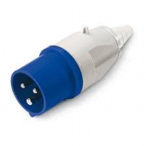 SCAME FICHA STECK MACHO IP44 2P+T-16A-220V