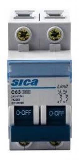 SICA INTERRUPTOR TERMICO BIPOLAR 63A