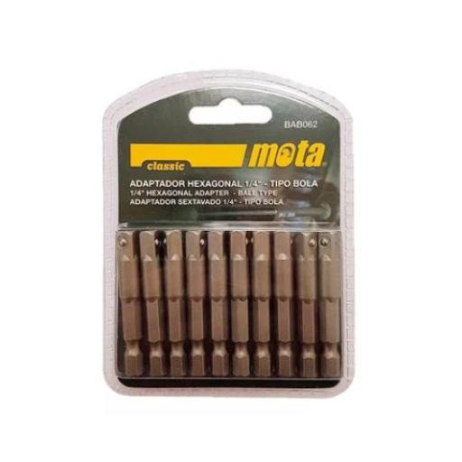 MOTA BAM1060 ADAPTADOR HEXAGONAL INOXIDABLE  1/4