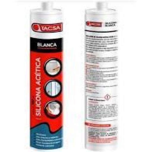TACSA SILICONA NEUTRA 280 ML BLANCO