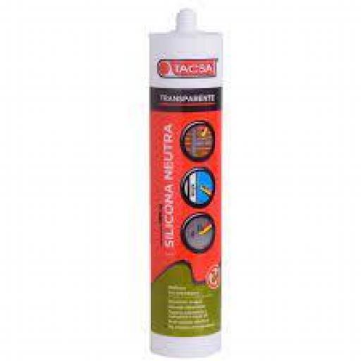 TACSA SILICONA NEUTRA 280 ML TRANSPARENTE