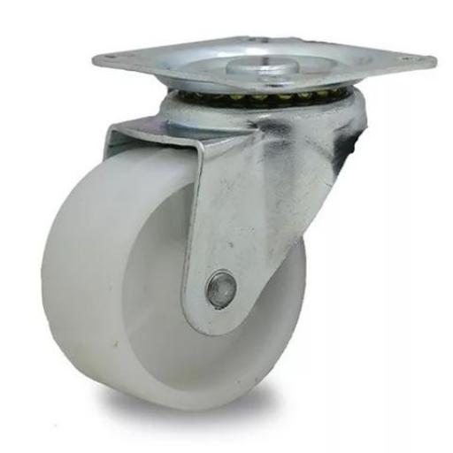 HOFER 167 RUEDA POLIP GIRAT 40MM BLANCA