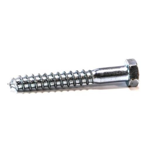 FIXO TIRAFONDO ZINC BLANCO 1/4 X 2 1/4
