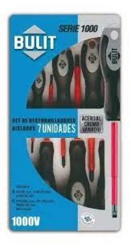 BULIT SET DESTORNILLADORES AISLADOS DES1000A7