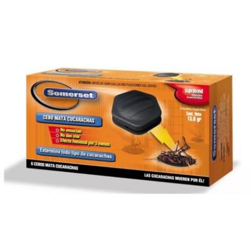SOMERSET CEBO MATA CUCARACHAS X6UN