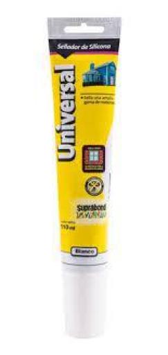 SUPRABOND SILICONA UNIVERSAL 110ML BLANCO