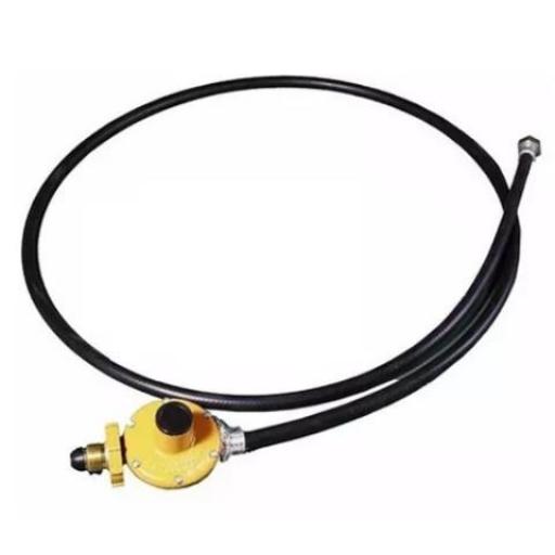 REGULADOR COMPLETO GAS NATURAL 6 MTS3 P/4 BAR C/FLEXIBLE