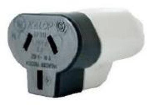 KALOP FICHA 10A K3 HEMBRA (3 PERNOS PLANOS)