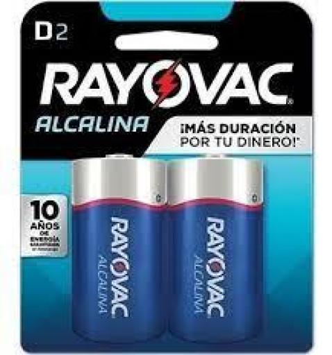 RAYOVAC PILA ALCALINA GRANDE