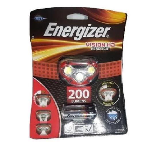 ENERGIZER LINTERNA VINCHA VISION HD 200 LUMENES