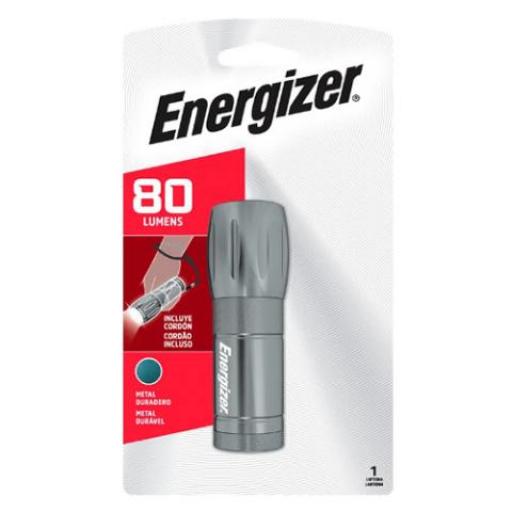 ENERGIZER LINTERNA COMPACTA METAL 80 LUMENES