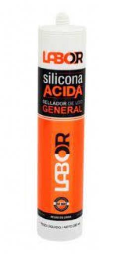 LABOR SELLADOR DE SILICONA ACIDA BLANCO 280ML