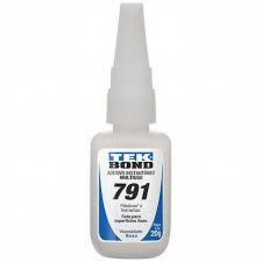 TEKBOND CIANOACRILATO 791 20GR CURACION RAPIDA