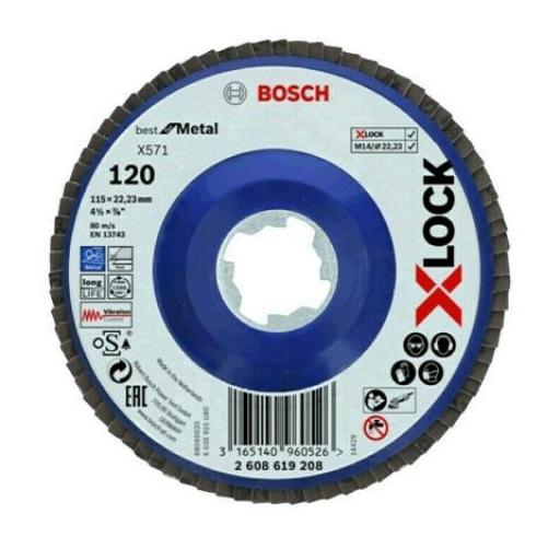 BOSCH X-LOCK DISCO FLAP X 571 115 MM 