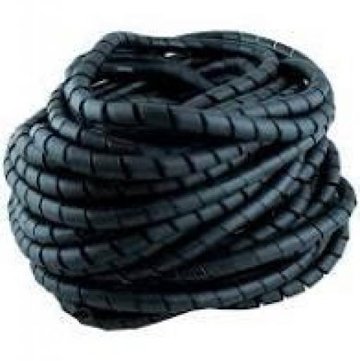 CINTA HELICOIDAL 25MM 1 (X10M) NEGRA