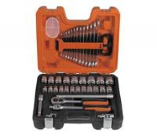 BAHCO JUEGO DE TUBOS BOCALLAVES ENC 1/2 40 PIEZAS S400A