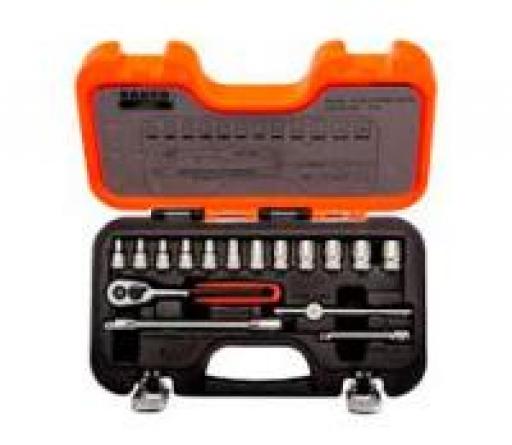 BAHCO JUEGO DE TUBOS ENC 1/4 S160A