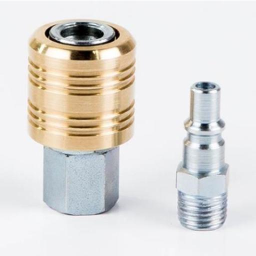 RACOR 1/4 M X MANGUERA 8 X 10 UNIDADES