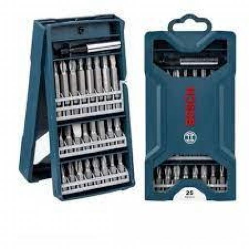BOSCH SET DE PUNTAS PARA ATORNILLADOR 12 PIEZAS ENC 1/4
