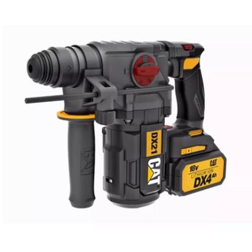 CAT ROTOMARTILLO A BATERIA 18V 2.2J 5 FUNC + CARG. Y BAT. DX21