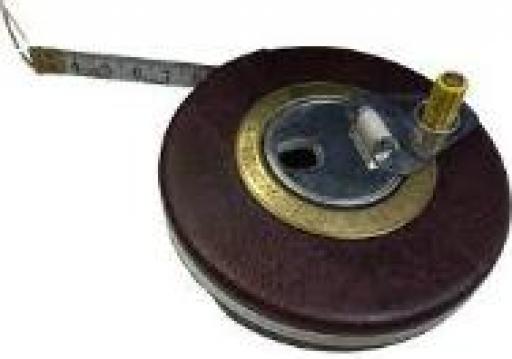 DIAMANTE CINTA METRICA CROMADA CUERO 501 5MTS