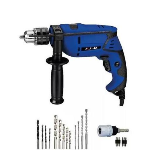 KLD TALADRO PERCUTOR 700W 13MM. C/ ACCESORIOS