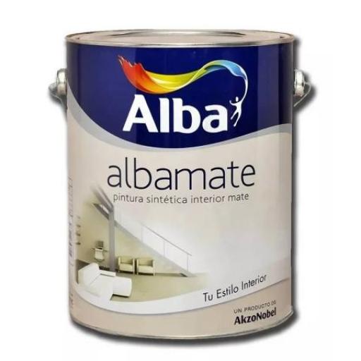 ALBAMATE ESMALTE SINTETICO 4LTS. BLANCO MATE