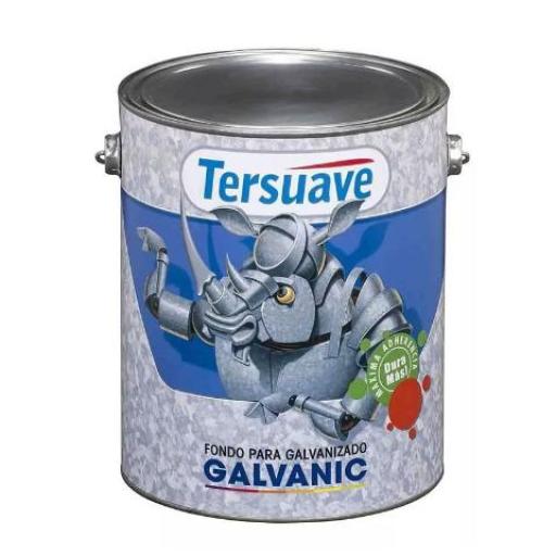 TERSUAVE FONDO P/GALVANIZADO GRIS MATE 4LTS. GALVANIC