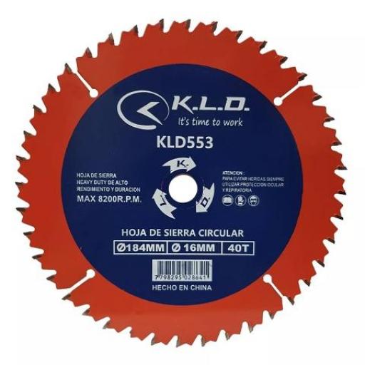 KLD HOJA DE SIERRA CIRCULAR 7 1/4