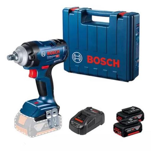 BOSCH 06019K00H0 LLAVE DE IMPACTO 18V-400 C/ BATERIA Y CARGADOR