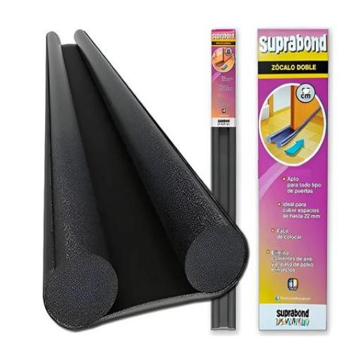 SUPRABOND ZOCALO DOBLE EXTRA LARGO 120CM. GRIS