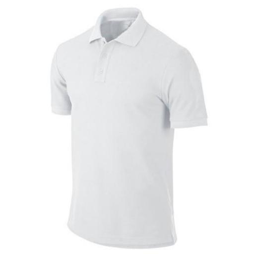 CHOMBA MC POLO PIQUE BLANCA T M.