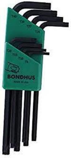 BONDHUS JUEGO LLAVES TORX  (T9-T40) 31834