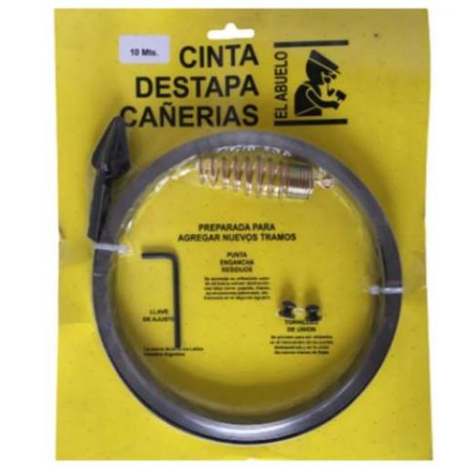 EL ABUELO CINTA DESTAPA CAÑERIAS 15 MTS. C/ LLAVE AJUSTE